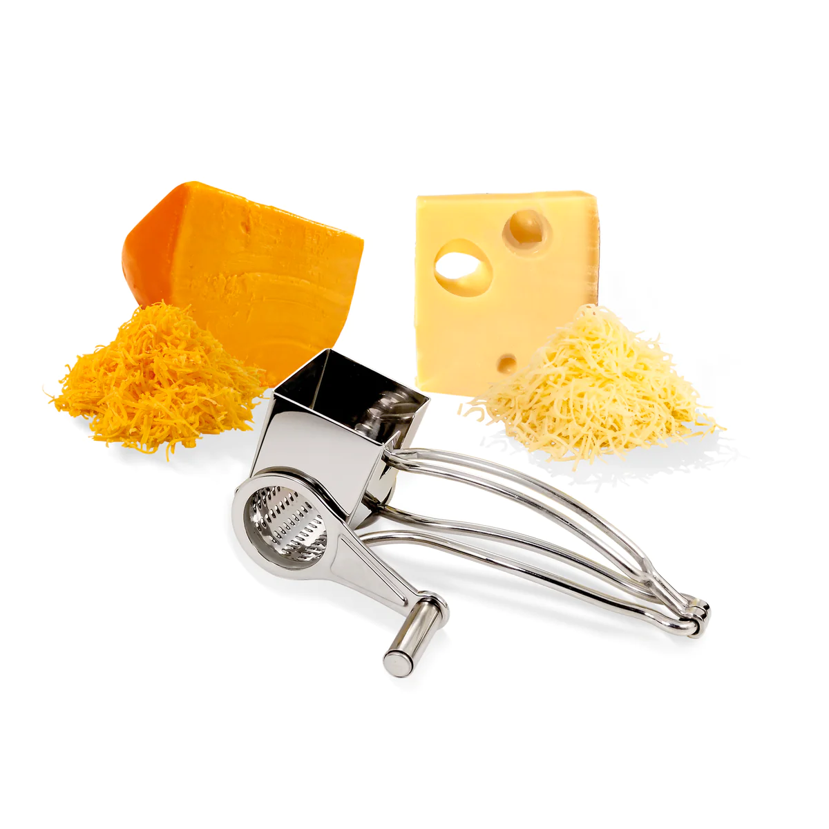 Moulin râpe à fromage inox - 1 tambour gruyère La Bonne Graine
