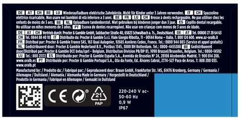 Oral-B Genius X - Wit - Elektrische Tandenborstel - Ontworpen Door Braun - 1 Handvat en 1 opzetborstel