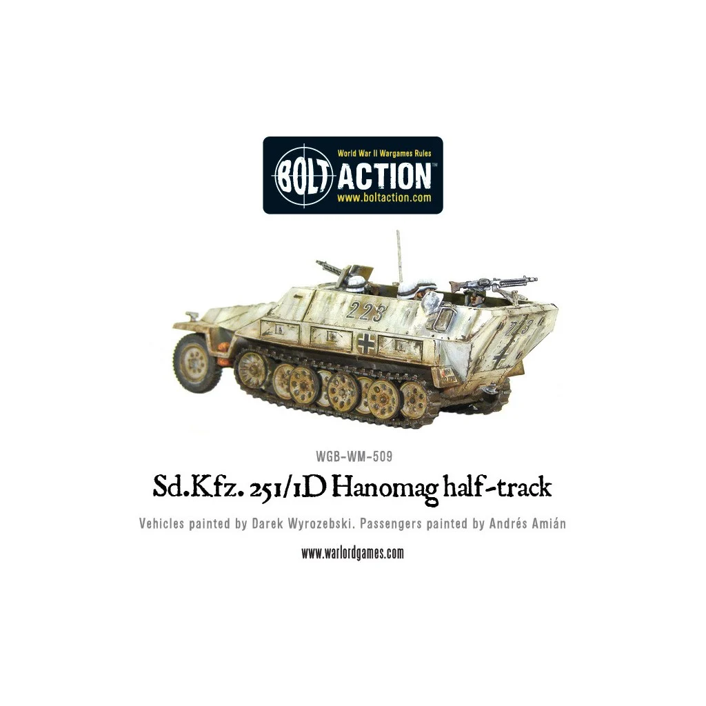 Bolt Action - German Sd.Kfz 251/1 ausf D Halftrack (Plastic Box)
