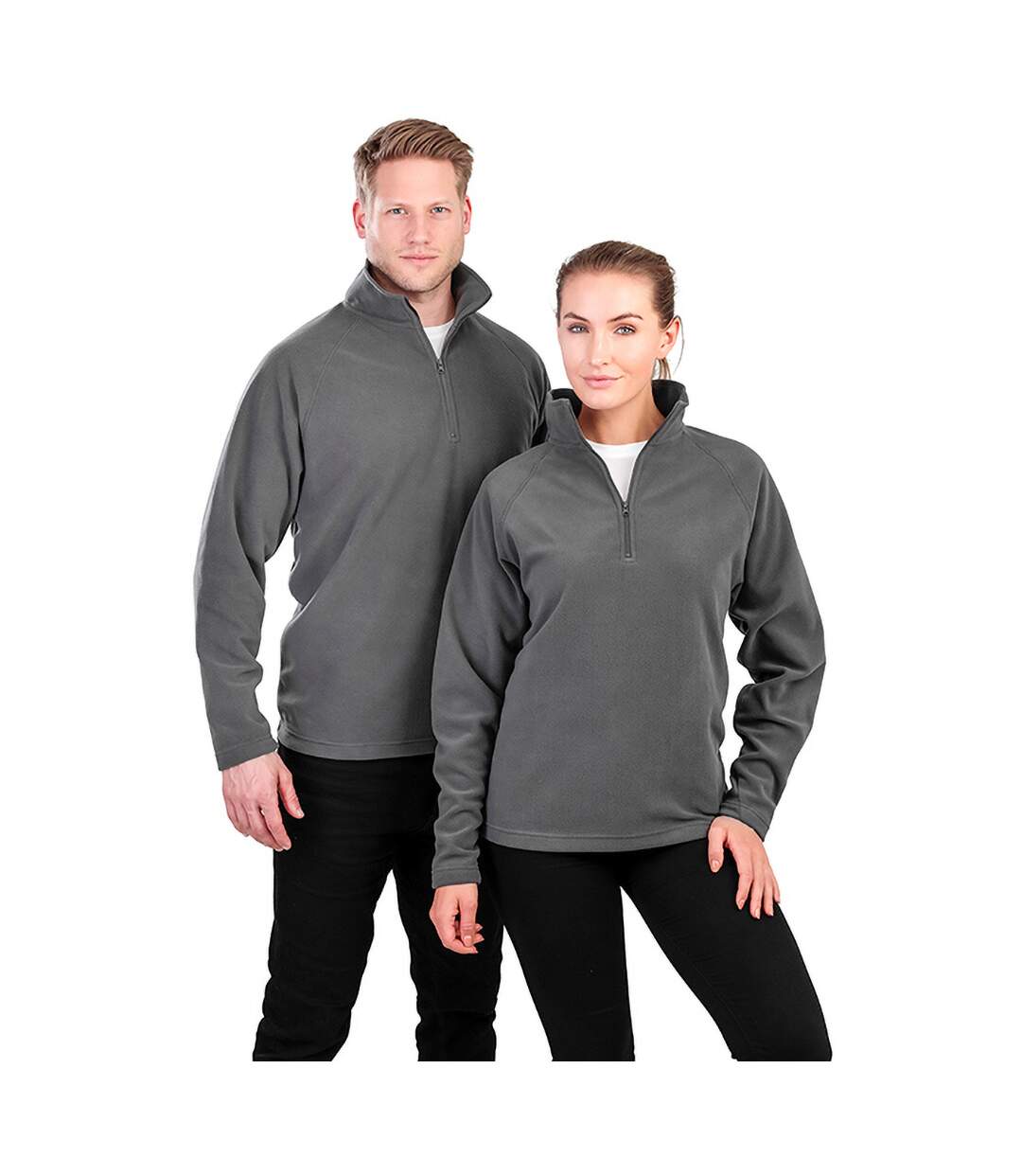 Result Core Micron - Haut polaire - Homme (Gris) - UTBC849