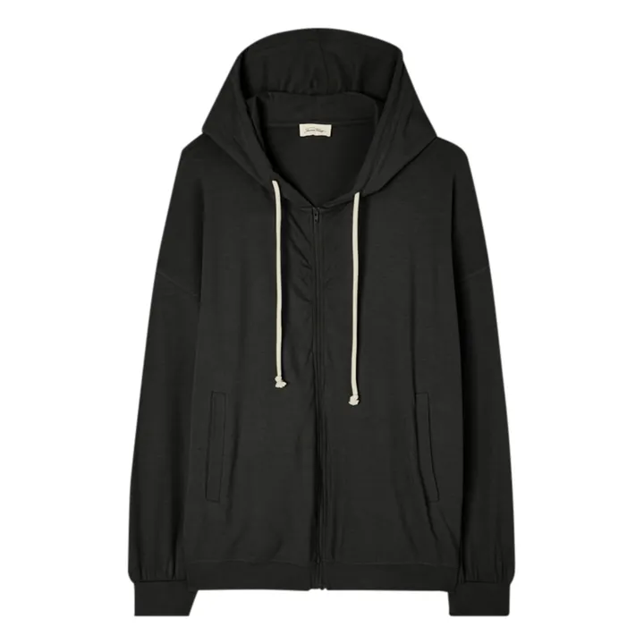 American Vintage Sweat Zippé Ypawood | Carbone