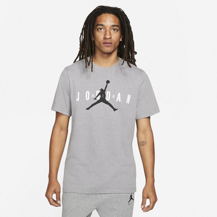Nike Jordan Air Wordmark T Shirt Grå