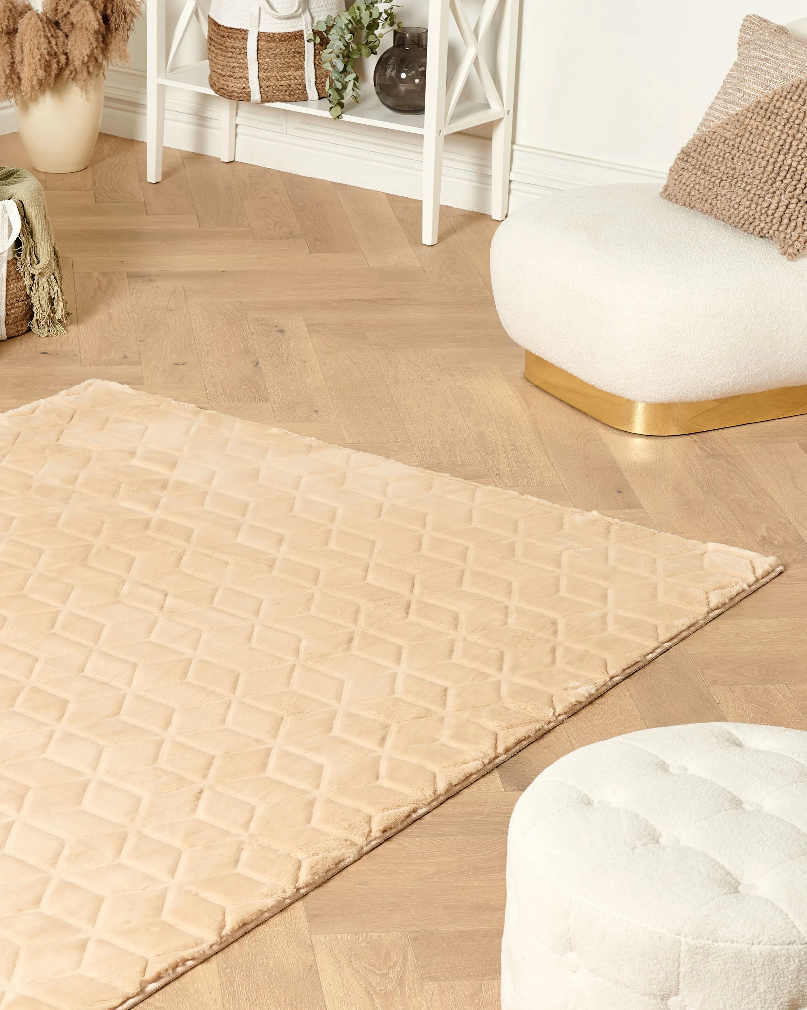 Kunstbontkleed THATTA Beige 160 x 230 cm