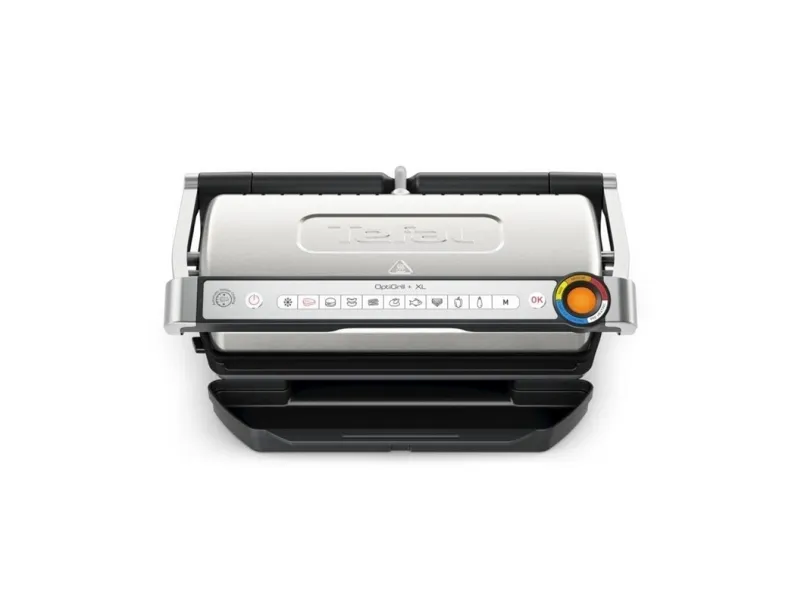 Elektrisk grill Tefal Tefal OptiGrill  XL GC728D10 smart grill, 9 programmer, gennemkogningsindikator, tykkelsesmåling, drypbakke