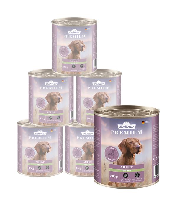 Dehner Premium Nassfutter für Hunde Adult