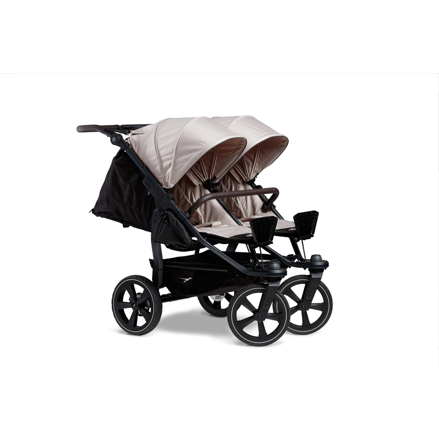 tfk Zwillingskinderwagen Duo 2 mit Luftkammer-Set Sand