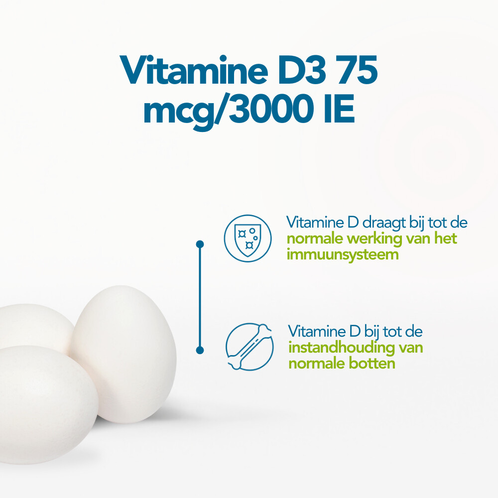 2x Bonusan Vitamine D3 75mcg/3000ie 120 softgels
