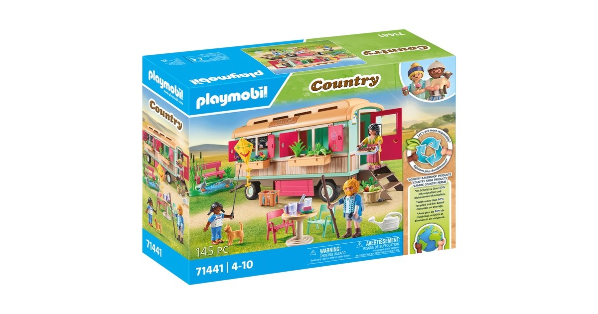 PLAYMOBILCountry - Gezellig woonwagencafé Constructiespeelgoed  (71441)