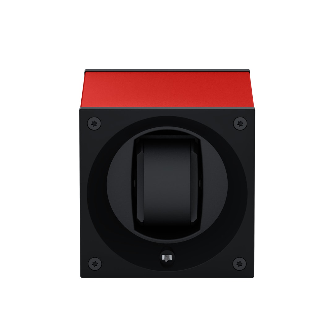 SwissKubik Masterbox Aluminium Rot - 1 Uhr