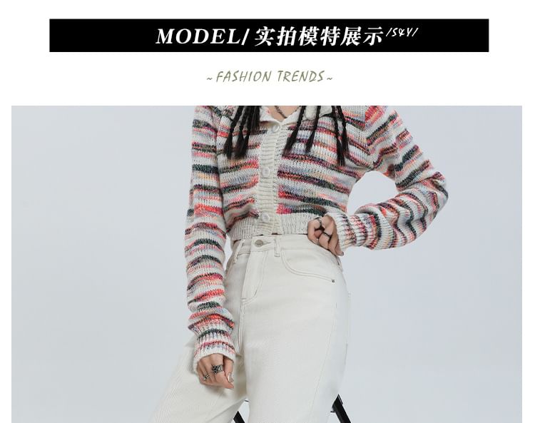 Denimot - Hoge taille effen fleece-gevoerde rechte jeans