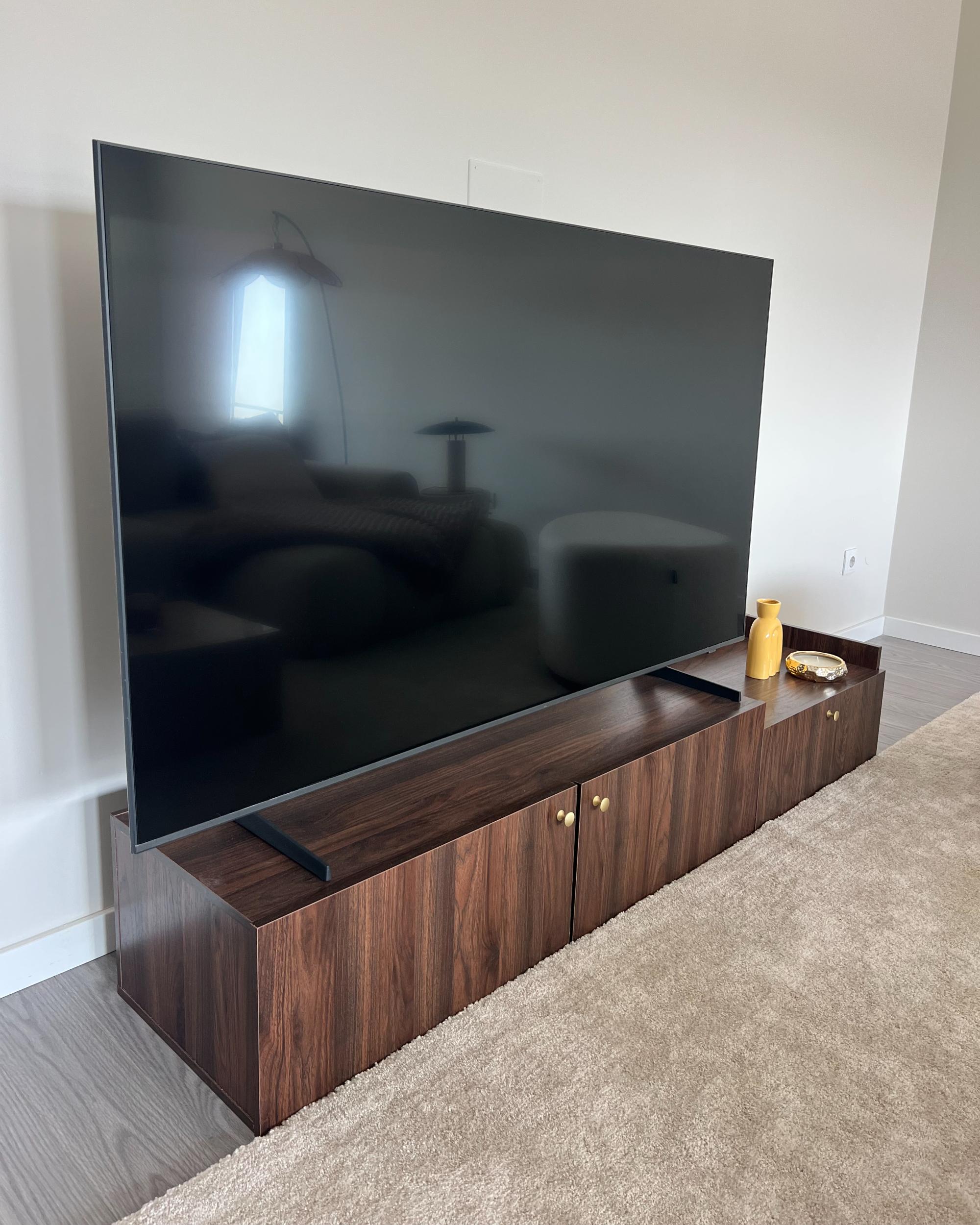 TV-meubel LISMORE Donkerbruin