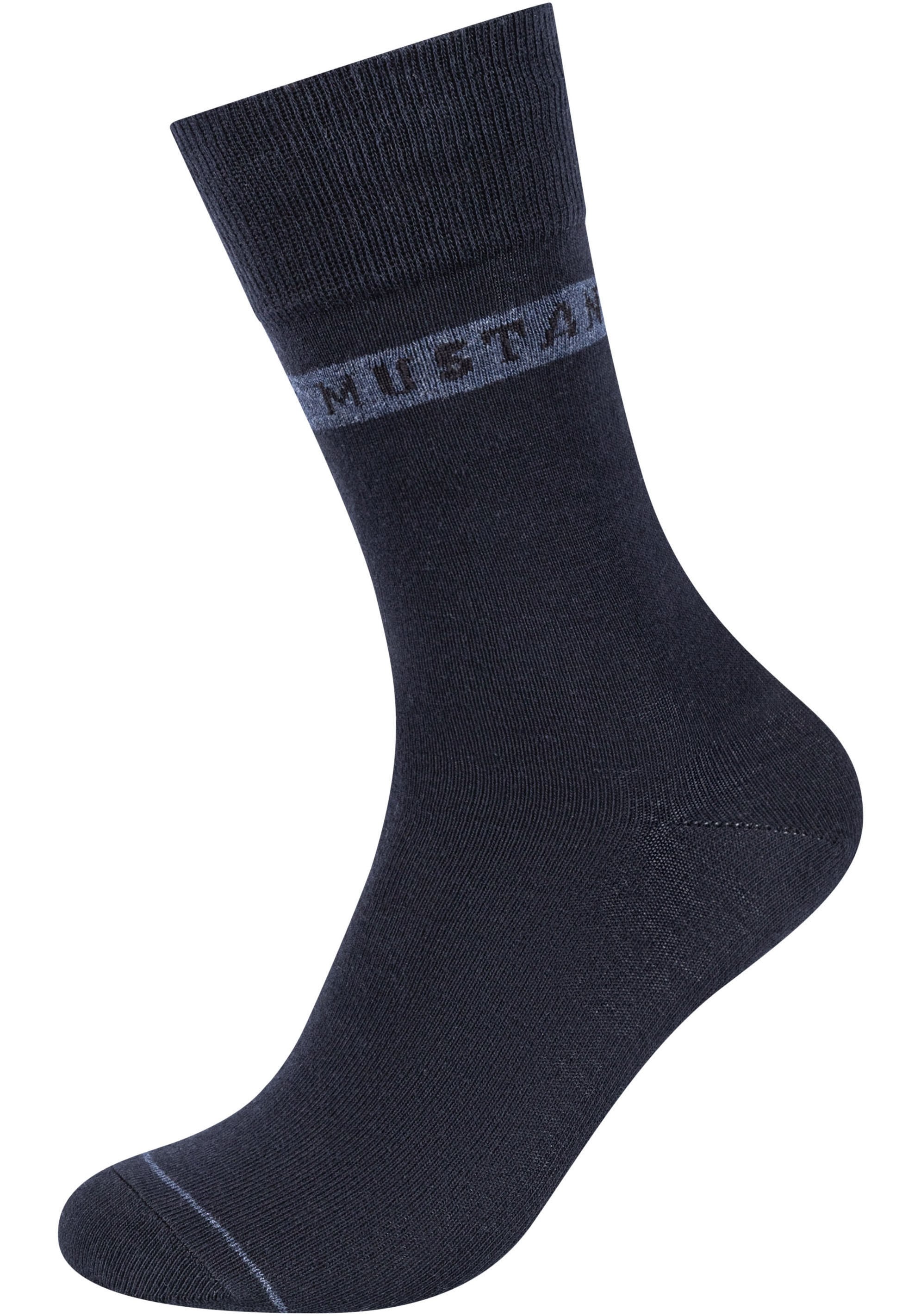 MUSTANG Socken »casual« 6 Stk. tlg. weicher und elastischer Komfortbund