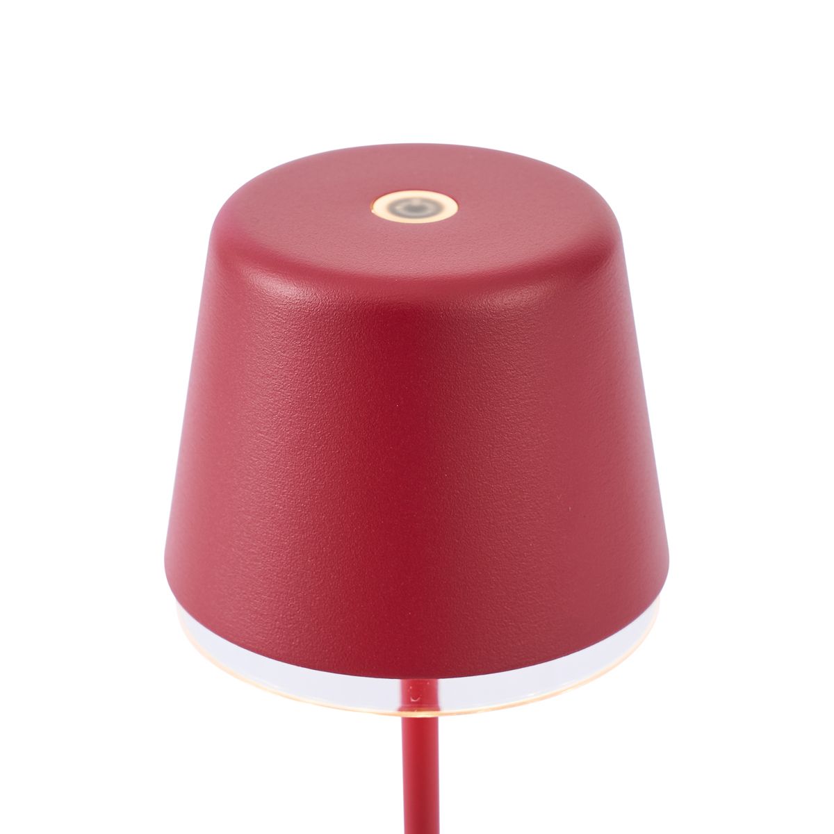 Tafellamp rood incl. LED IP65 oplaadbaar met laadstation - Treble