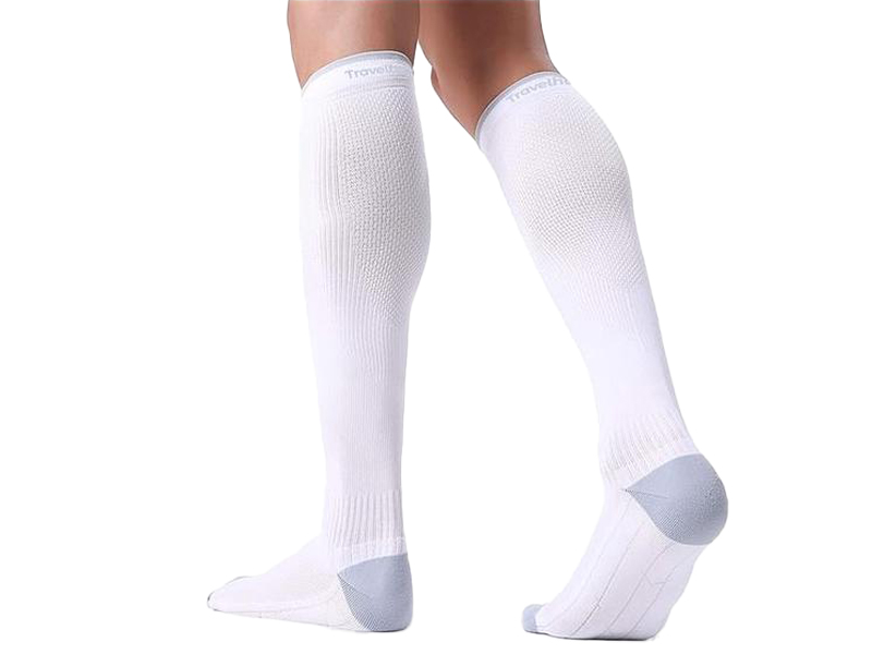 Travelhawk White compressiekousen - Set van 3