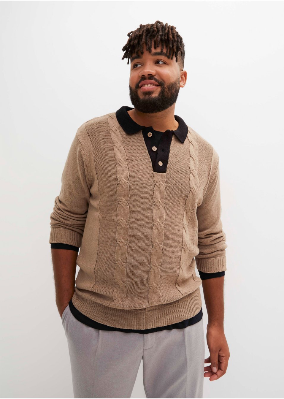 Pull à col polo