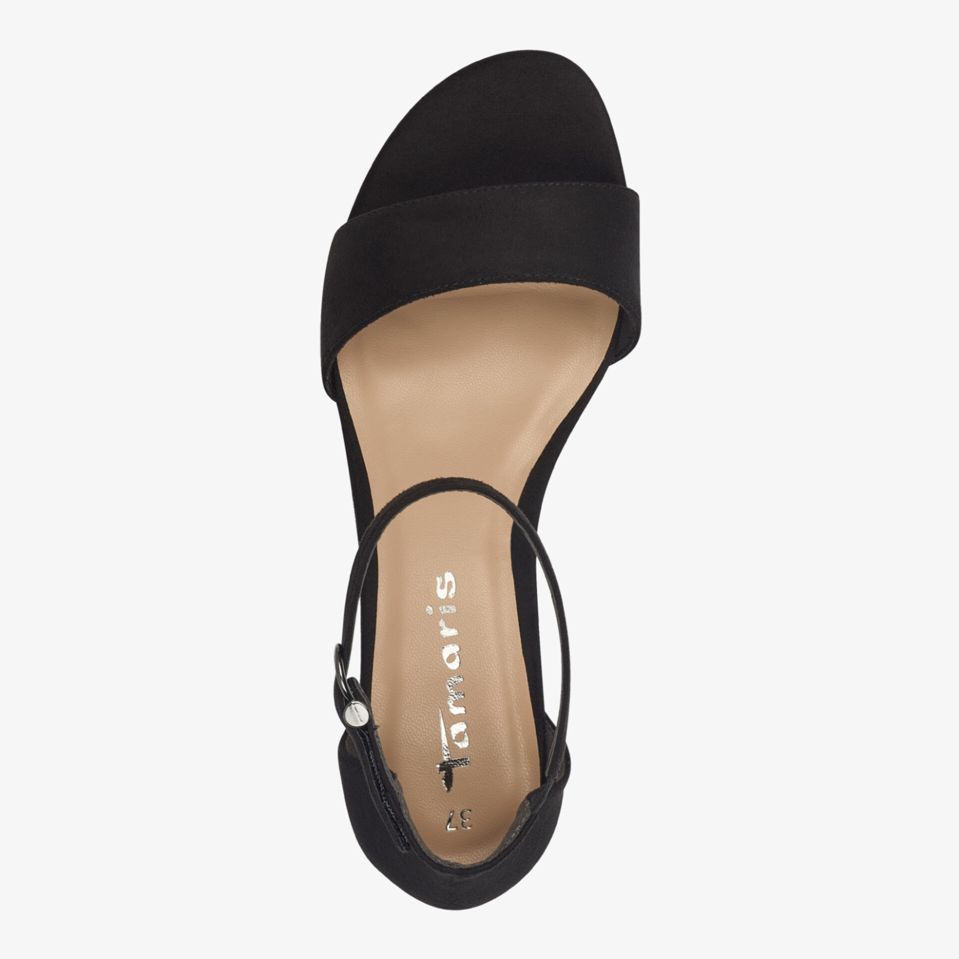 Tamaris Damen Riemchensandalen schwarz