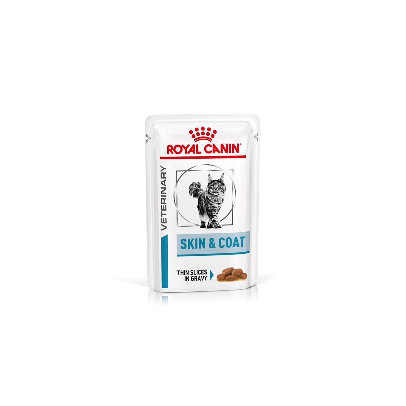 ROYAL CANIN Veterinary Skin & Coat, feine Stückchen in Soße 12x85 g