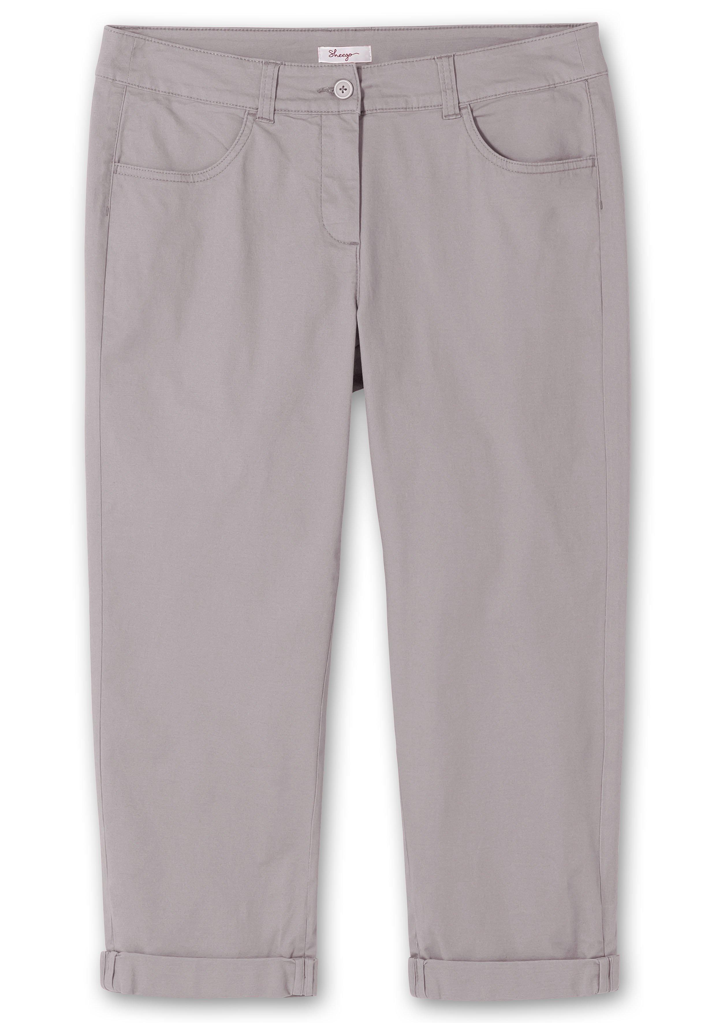Schmale Stretch-Hose in 7/8-Länge