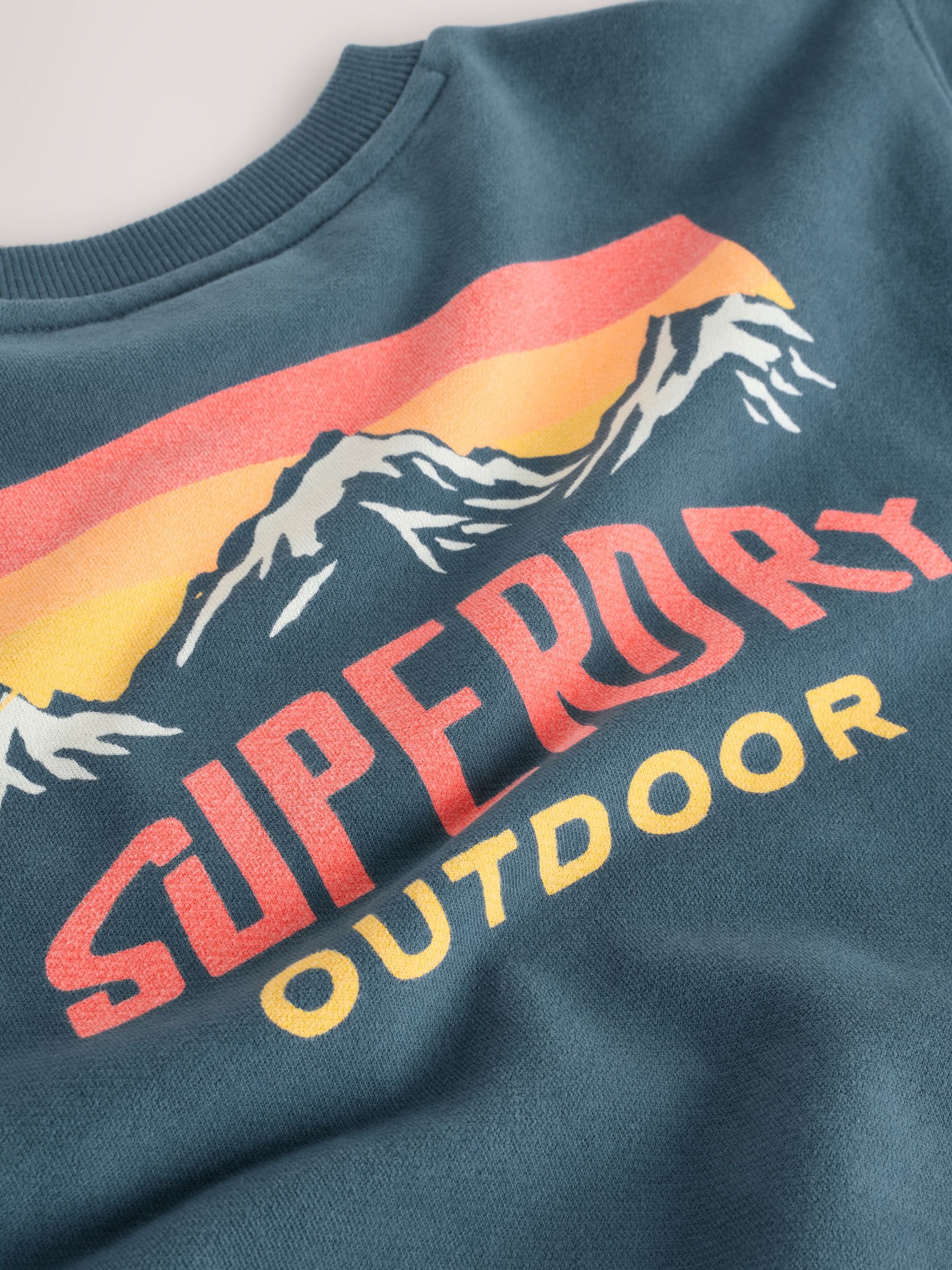 Blauw met rood - Superdry joggingpak