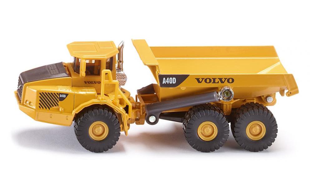 Muldenkipper Volvo A40D 1:873-Achs Dumper mit Knickgelenkt als H0 Modell