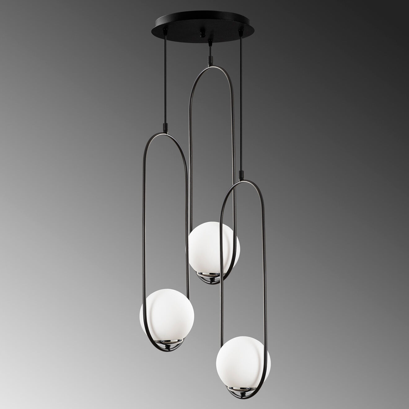 Sheen Suspension Mudoni noire - 44x146 cm