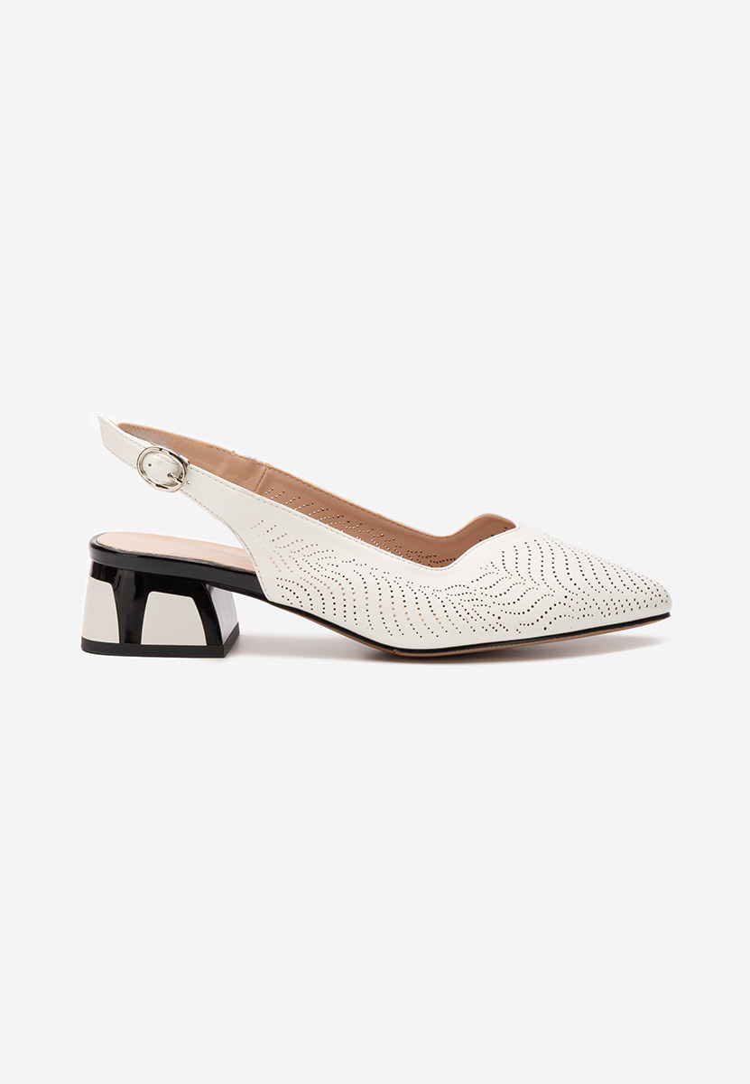 Chaussures slingback blancs Rahela