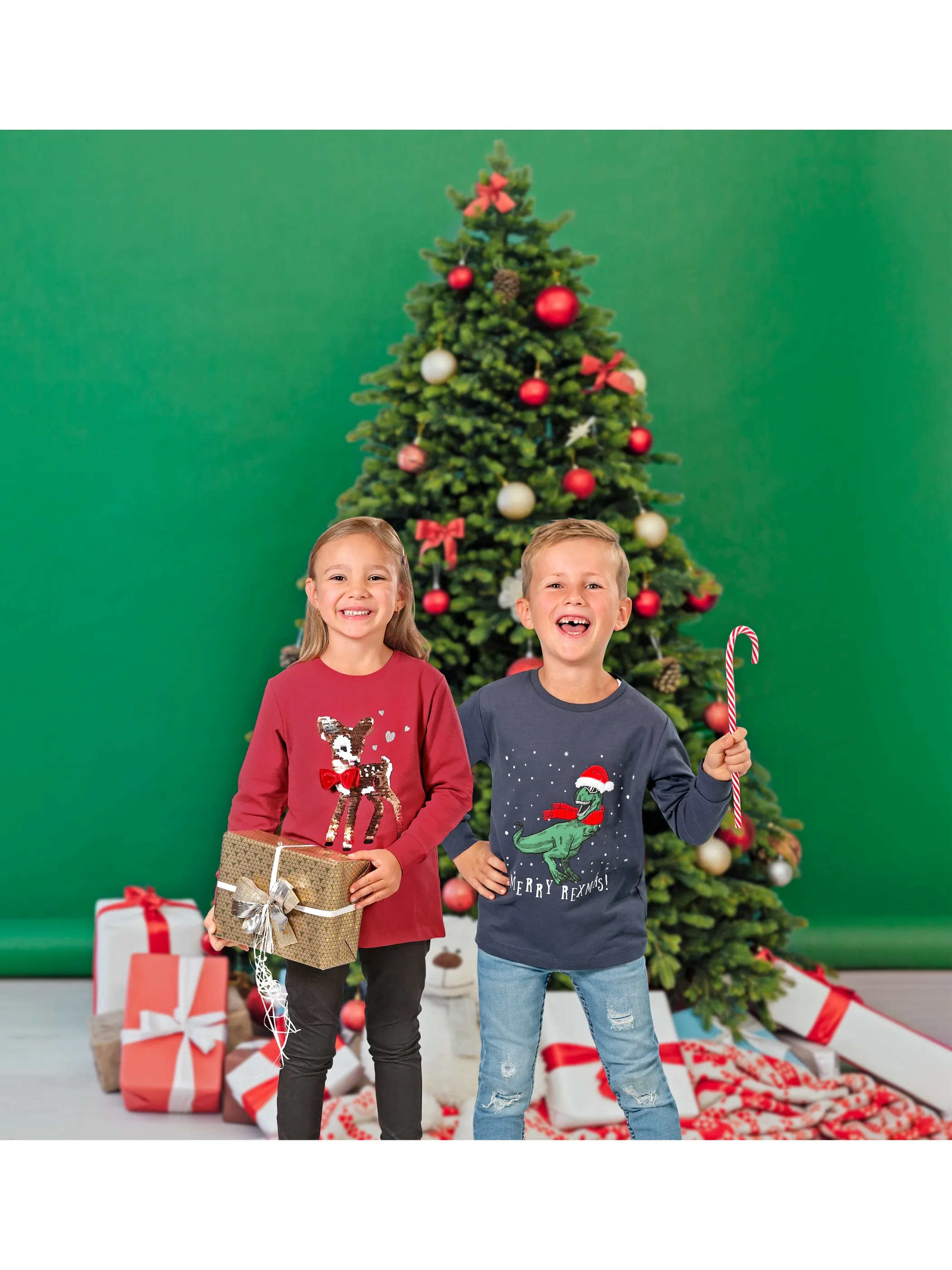 Jungen Sweatshirt mit witzigem Print