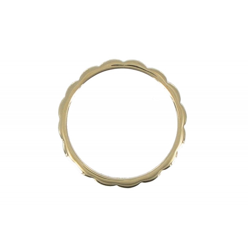 Bague Plaqué Or Anneau de Vagues