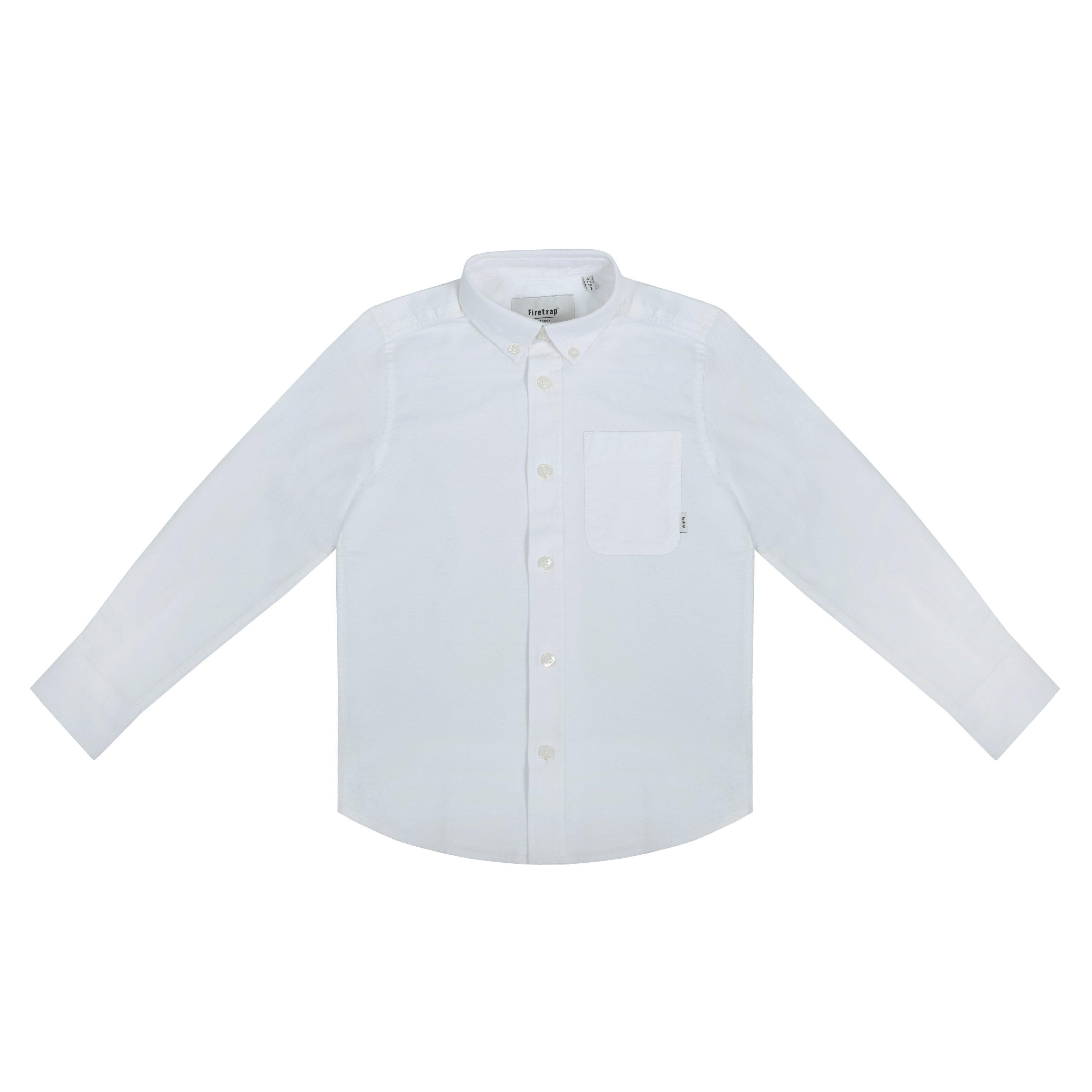 Firetrap Long Sleeve Oxford Shirt Juniors