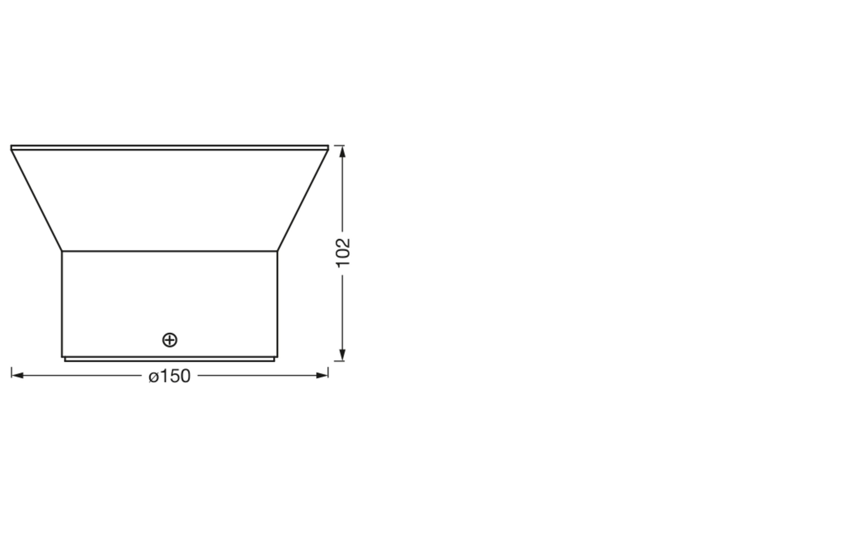 Wandleuchte Smart+ Eclipse, 10W, 3000K, RGBW, SilberSmarte Wandleuchte