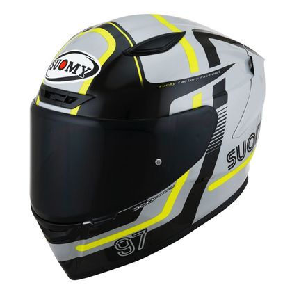 Casque Suomy TRACK-1 - NINETY SEVEN - Gris / Jaune