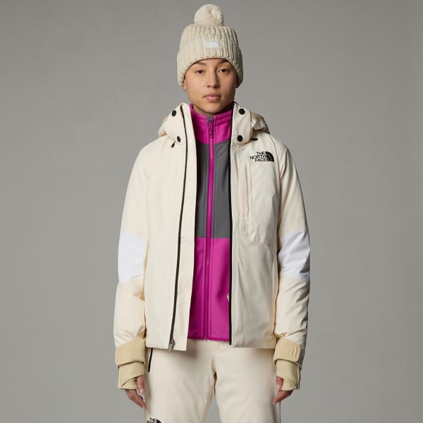 Veste de ski THE NORTH FACE W LENADO JKT WHITE DUNE/GRAVEL/KHAKI STONE