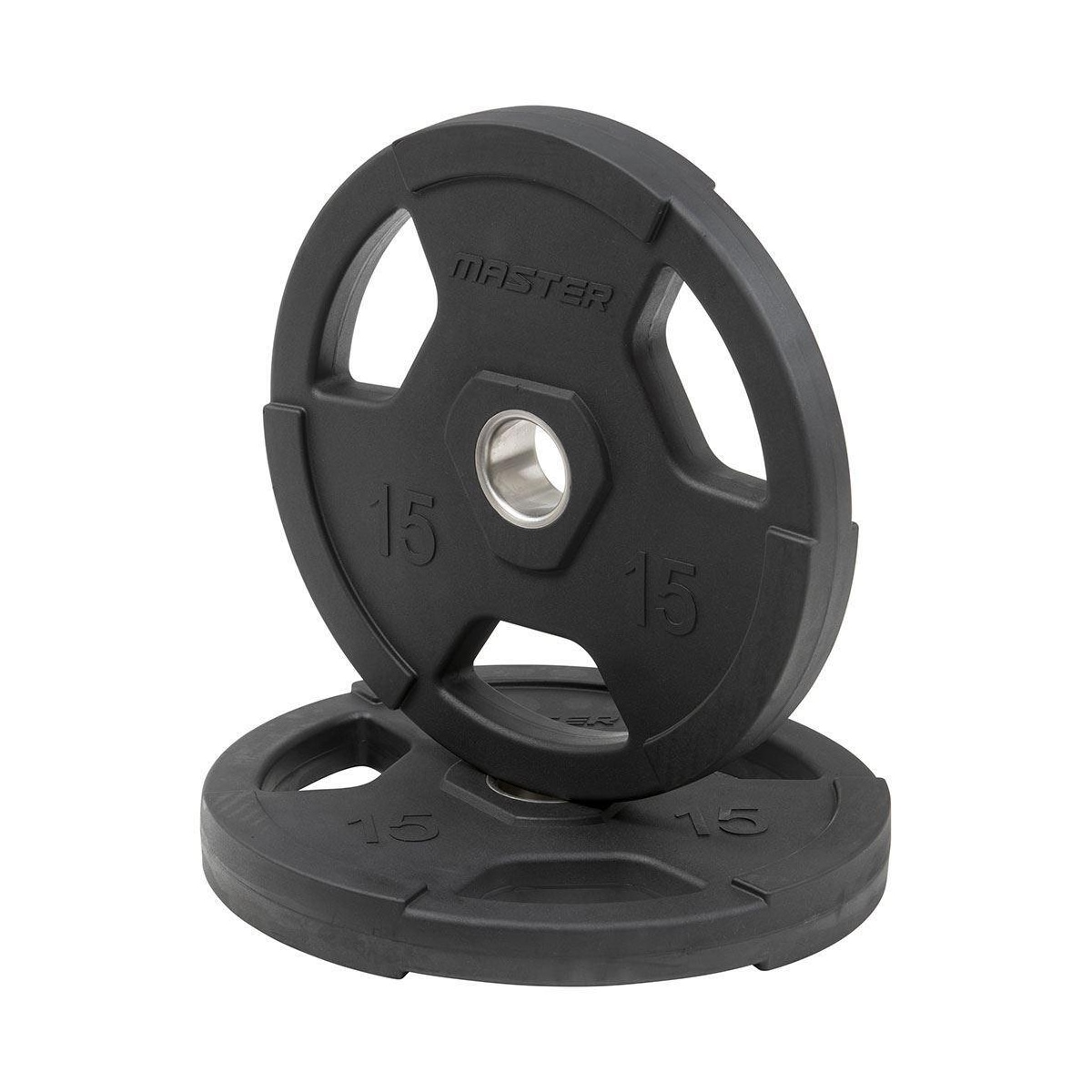 Master Fitness Master Gummikledd skive deluxe 50 mm 15 kg