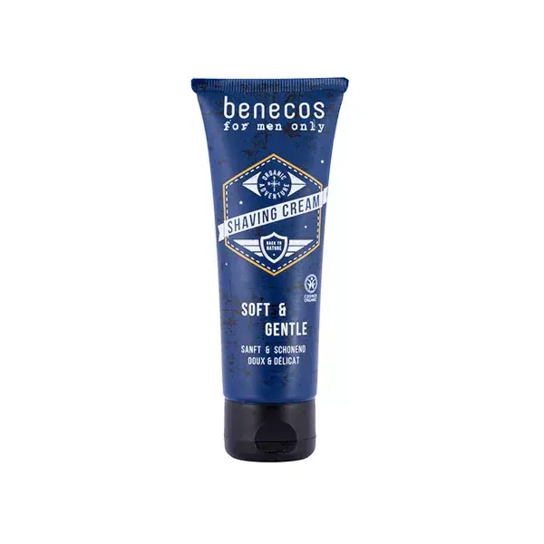 Creme de barbear Benecos para homem, 75ml