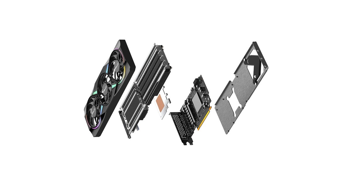 PNYGeForce RTX 5070 ARGB OC grafische kaart  (DLSS 4, 3x DisplayPort, 1x HDMI 2.1)