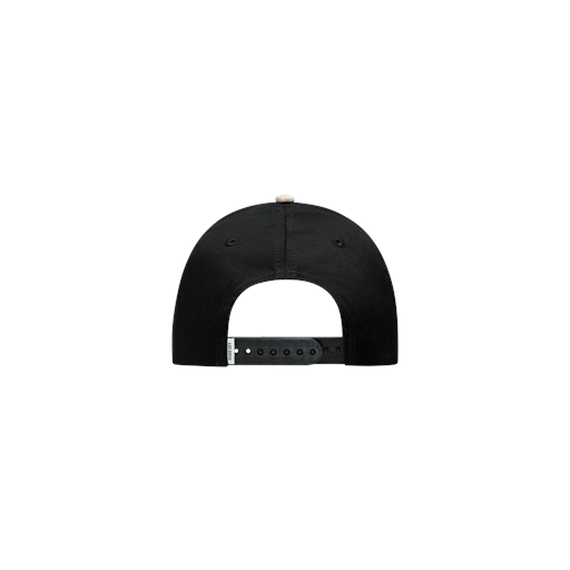 Les Deux Suede II Baseball Cap, Black/Dark Sand, One size