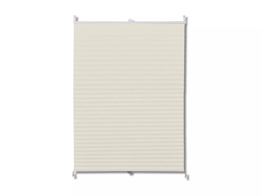 Store plissé en crème crème 150 x 80 x 150 cm 4102210