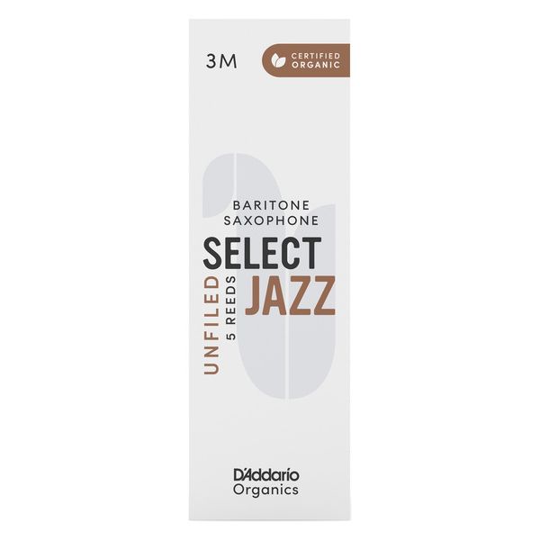 DAddario Woodwinds Organic Sel. Jazz Unf. BAR 3M