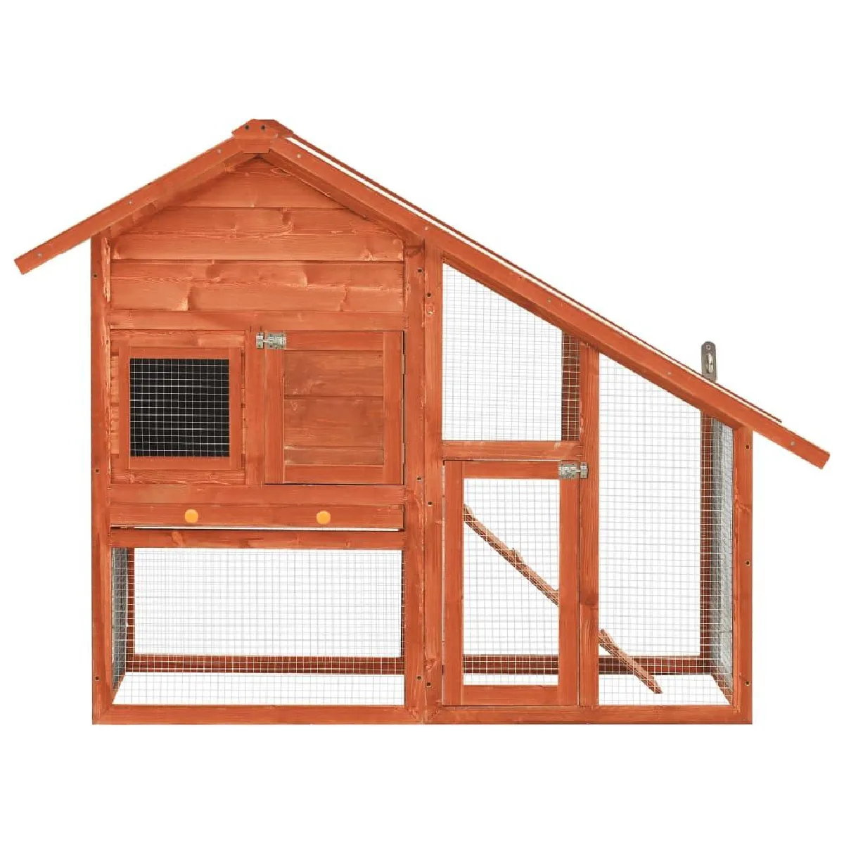 Helloshop26 Clapier 140 x 63 x 120 cm Bois