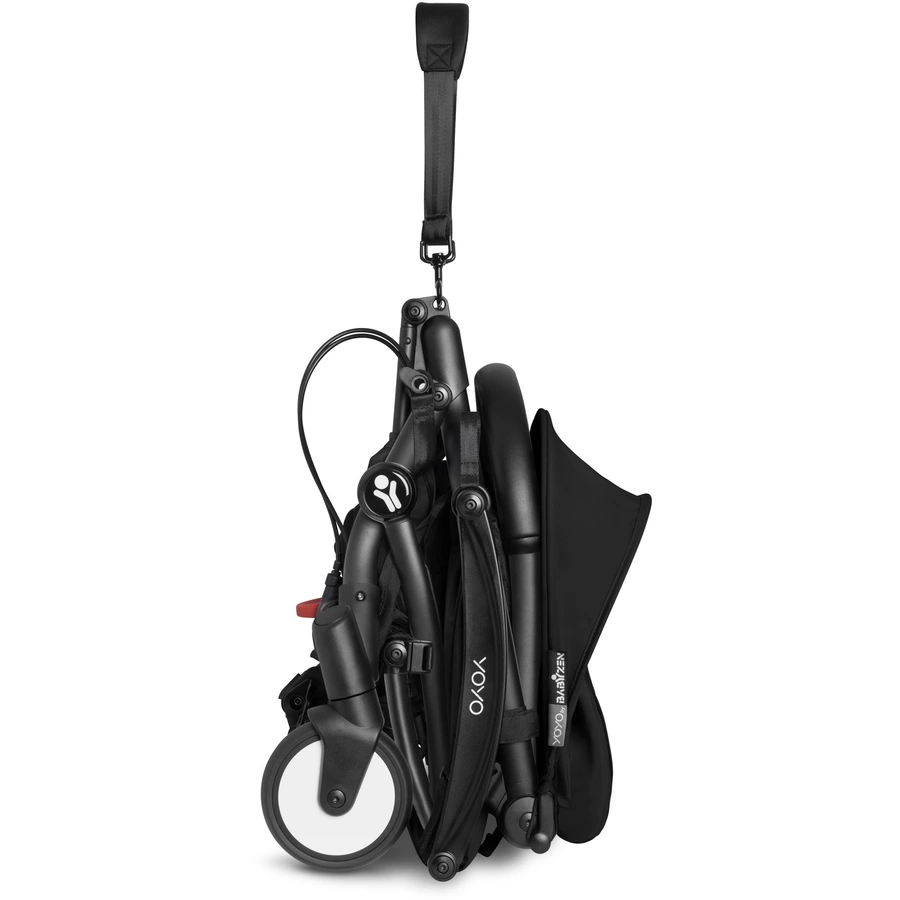 BABYZEN Kinderwagen YOYO 6+ connect Black mit Textilset Black