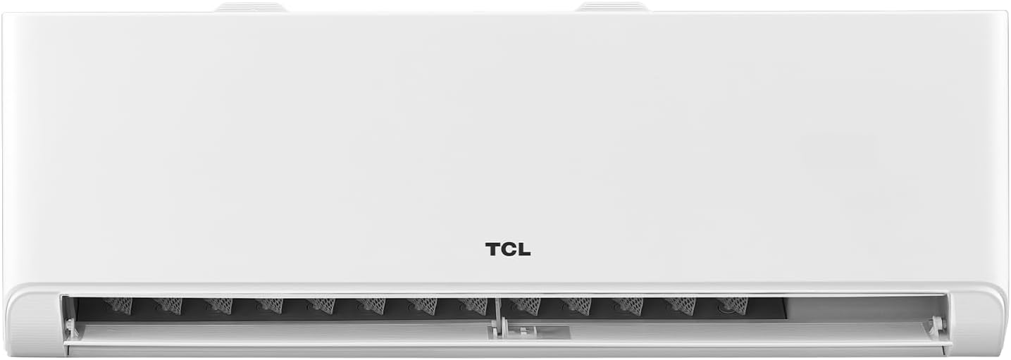 TCL Split Klimaanlage 24000 BTU (7,0 kW) Modell: BreezeIN mit Sprachsteuerung, WIFI für Räume bis 70m² 4 in 1: Heizen, Kühlen, Entfeuchten, Ventilieren inkl. 8°C Frostschutzmodus, Eco- & Turbomodus