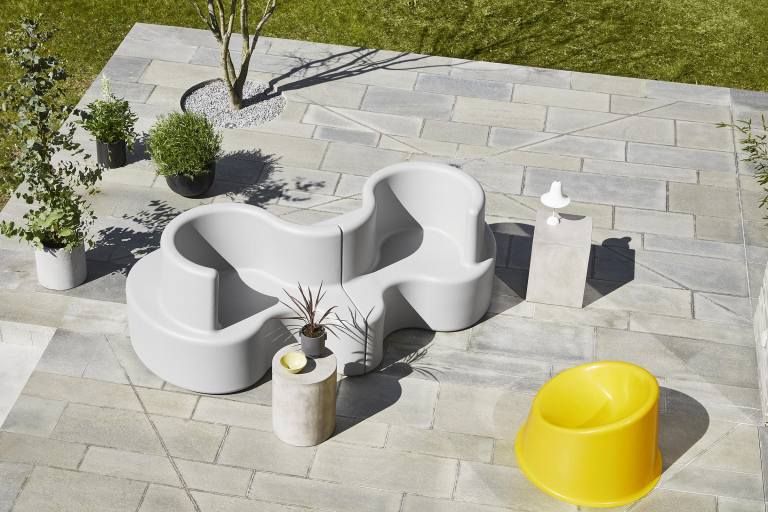 Verpan Panto Pop fauteuil donkergroen