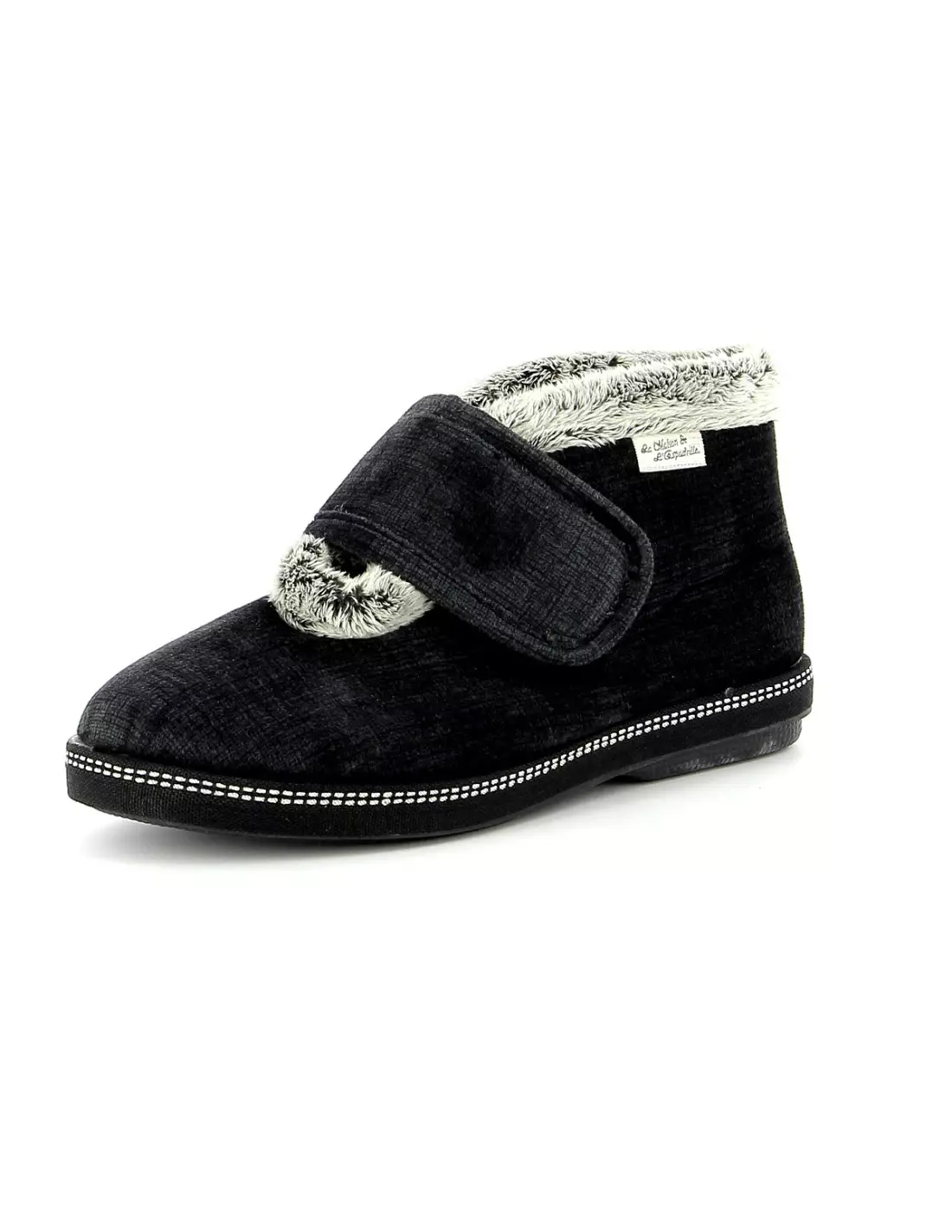 LA MAISON DE L ESPADRILLE 6830 - Pantoufles & chaussons Noir