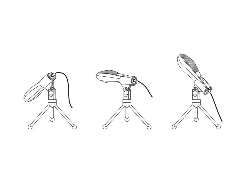 Delock Mikrofon USB Kondensator mit Tischständer Delock USB Kondensator Mikrofon mit Tischständer - ideal für Gaming, Skypen und Gesang