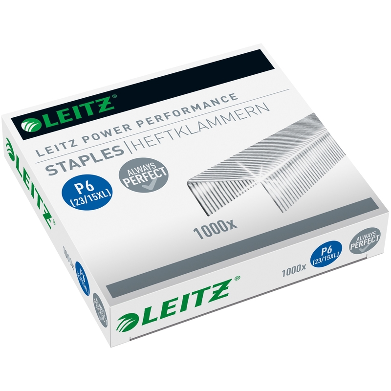 Leitz Heftklammern 23/15 XL, 1000 Stück