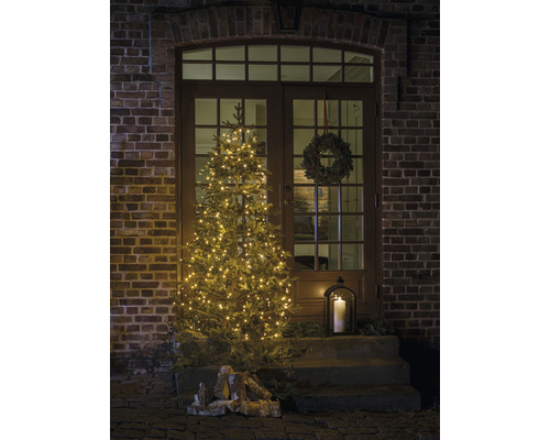 Konstsmide boomjas met 270 LED's, amberkleurige lichtkleur, inclusief timer.