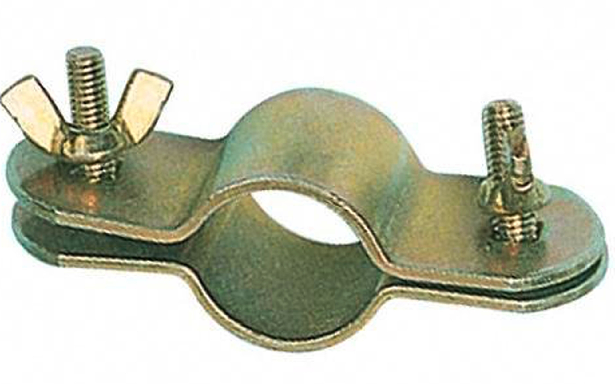 Berger Doppelrohrschelle gold 2er Pack 22 - 25mm