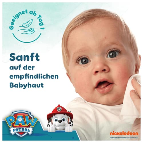 Pampers Harmonie Aqua Baby Feuchttücher Paw Patrol Edition 3er Pack