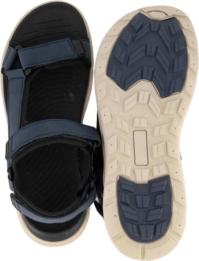 Easy Street imitatieleren sandalen donkerblauw
