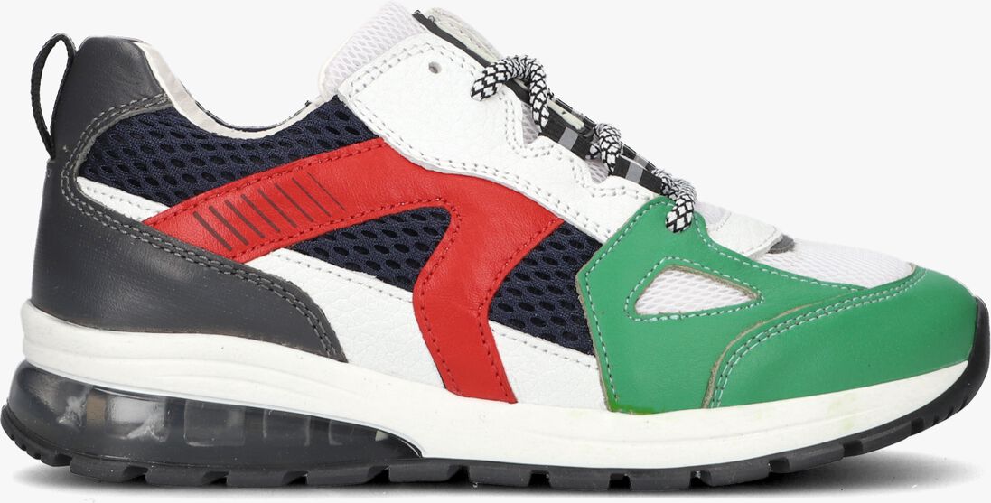 BRAQEEZ groene braqeez lage sneakers tontje tokyo
